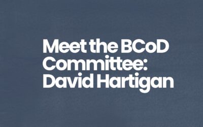 Getting to Know the BCoD Committee: David Hartigan