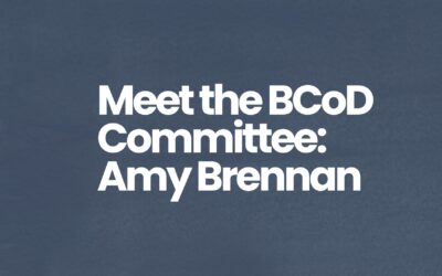 Getting to Know the BCoD Committee: Amy Brennan